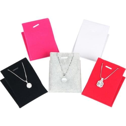 Fashion Jewellry Earrings Pendant Necklace Display Show Cases Velvet Jewelry Necklace Bust Earring Display Holder Stand Rack