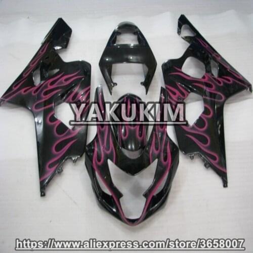 YAKUKIM ABS Injection Fairing Kits For Suzuki GSXR600 GSXR750 K4 04-05 Year 2004 2005 GSXR-750 600 K4 04 05 Motobike Fairing