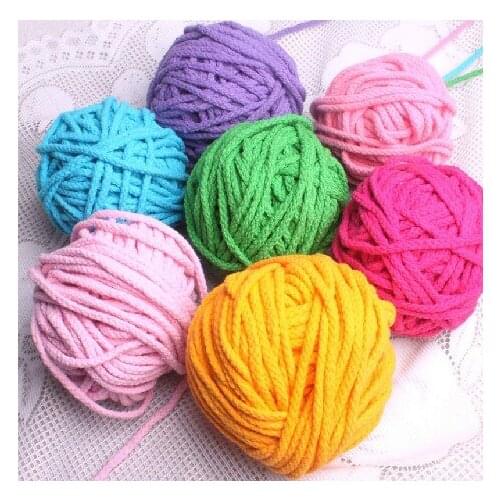 DIY Handmade ZAKKA Dia-4mm / 5mm Woven Twisted Cotton Rope Cord 8 Twines Ropes Diy Accessories Craft Home Decor C-01