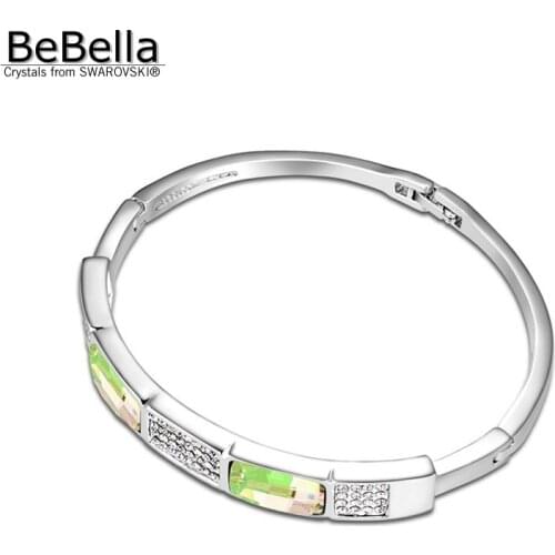 5 colors square shape crystal bangle Made with Austrian Crystals from Swarovski women gift for girls Christmas gift