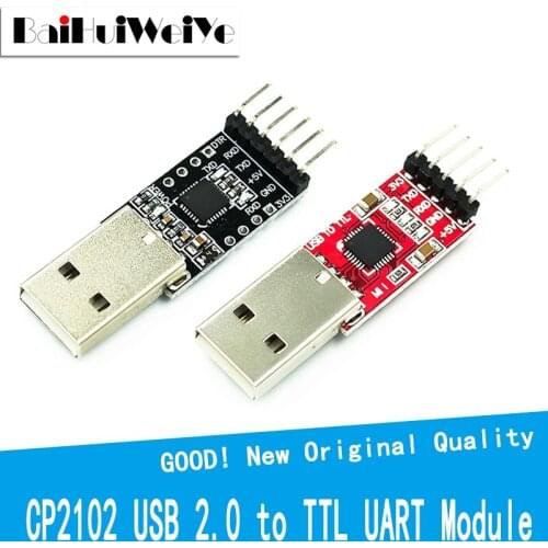1PCS CP2102 USB 2.0 to TTL UART Module 6 Pin Serial Converter STC Replace FT232 Adapter Module for Arduino 3.3V/5V