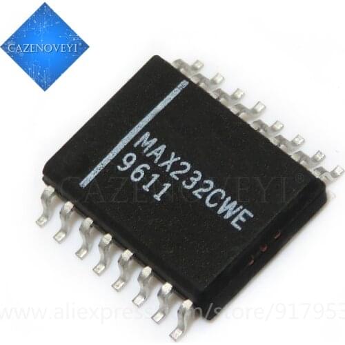 10pcs/lot MAX232CWE MAX232EWE MAX232 SOP-16 In Stock
