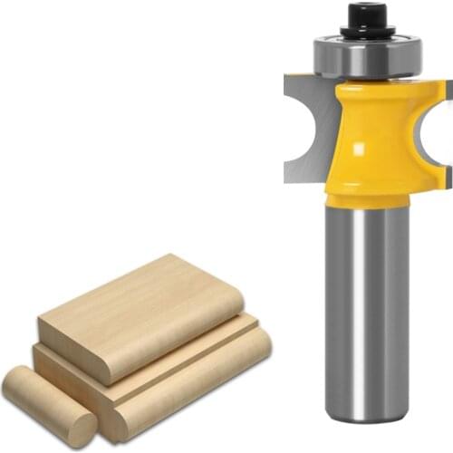 12mm Straight Shank Bull Nose Router Bit with Bearing Woodworking Milling Cutter