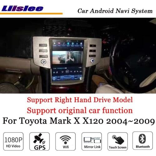 12.1 Android 7.1 UP Car Multimedia For Toyota Mark X X120 2004~2009 Original Stereo Radio GPS Map Navi Navigation System