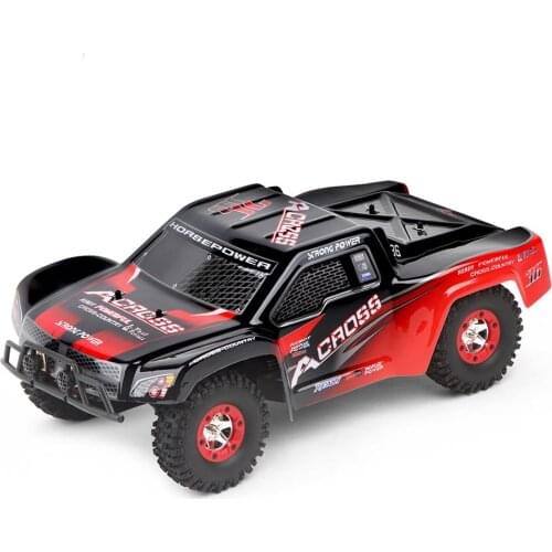 Wltoys 12423 RC Car 1/12 2.4G 4WD Big Foot Crawler Off-road Car 50km/h High Speed Brushed Short Course RTR RC Car
