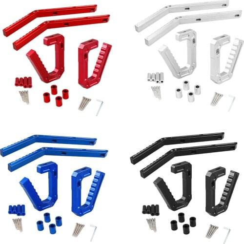 Aluminum alloy Auto Car Front+Rear Grab Handles Grips Bar Kit for Jeep Wrangler JK 2007-2018