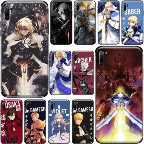 Anime Fate Zero Stay Night Phone Case For Huawei honor Mate P 9 10 20 30 40 Pro 10i 7 8 a x Lite nova 5t