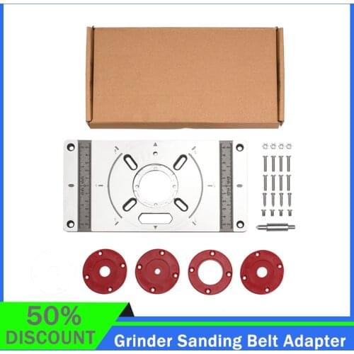 In Stock Router Table Plate Trimming Machine Engraving Board Engraving Flip Board Aluminum Router Table Insert Board for Makita