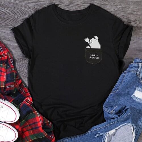 T Shirt Women Summer Casual Harajuku Korean Animal Print Tshirts Tops Tees 2021 New Plus Size Female T-shirt Women Clothing