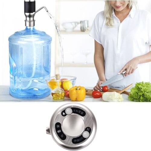 Intelligent USB Rechargeable Wireless Electric Automatic Drinking Water Bottle Pump Smart Dispenser Travel Portable D0AB