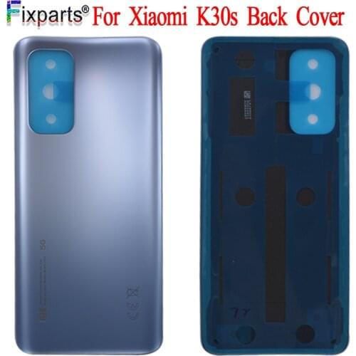 For Xiaomi Redmi K30s Battery Cover Back Glass Panel Rear Door Case For Xiaomi Mi10T Back Cover With Adhesive K30s Battery Cover