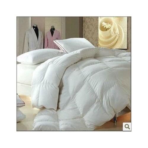 Square Grid---380GSMDuck Down Quilt Doona Comforter Blanket Queen Or Make Any Size---Bedding White