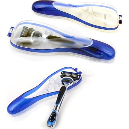 Hot Selling Delicate High Quality Men Razor Blades Holder Box Shaver Holder Power Box Case