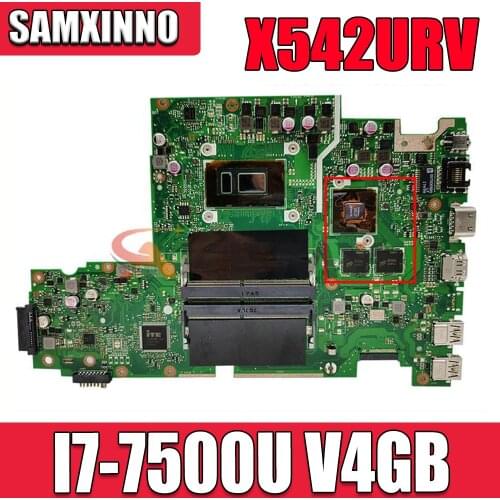 For ASUS X542UR X542URV X542UFX542UQ X542UN A580U Laptop Motherboard Mainboard I7-7500U CPU GT940M/GTX930M 4GB