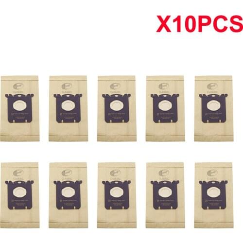 10 pcs/lot dust bag for Electrolux E201B for Philips FC8021 Dust S-bag GR201 AEG Bags s-bag FC9000 FC9049 HR8500 HR8350 FC9150