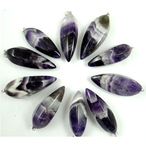 Natural stone Quartz crystal aventurine Turquoises tiger eye Irregular shape Pendant for diy Jewelry making necklace Accessories