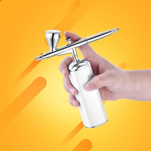 OEM Airbrush Cosmetics Makeup Nail Auto Start And Stop Wireless Art Body Paint Mini Air Brush Compressor Upgraded Kit Machine