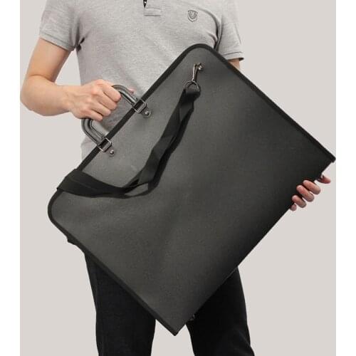 PP A3 Portfolio Expanding Folder File Organiser Office Document Carry Case Waterproof Painting Board Bag Carry Case
