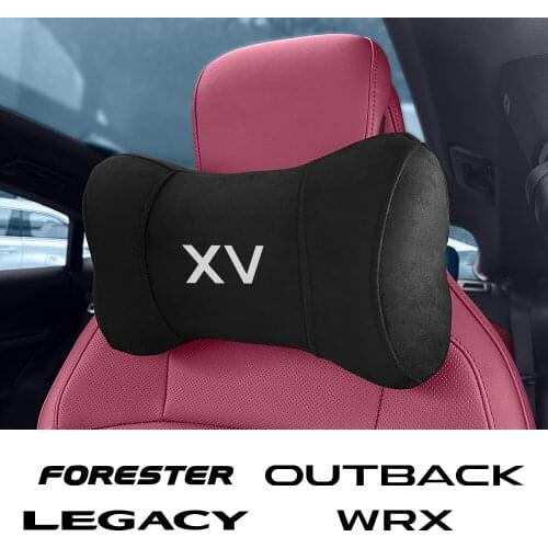 Car Seat Neck Pillows Pack Headrest For Subaru Forester XV Outback Legacy WRX Tribeca Levorg BRZ Crosstrek Exiga Car Accessories