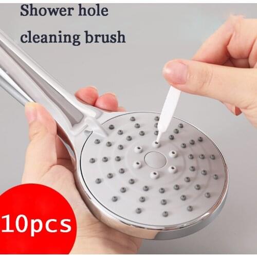 10pcs Shower Head Cleaning Brush Nozzle Spout Brush Small Hole Drill Brushes Cleaning Appliances Bathroom Accessories Gadgets