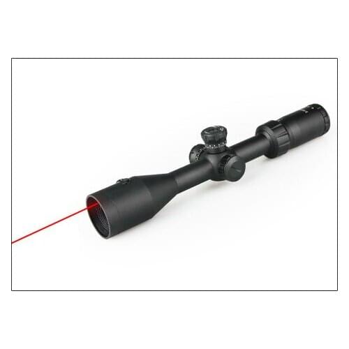 PPT tactical accessories air rifle scope 3-9x42 LE rifle scope with red laser reticle sight optics scope GZ1-0182