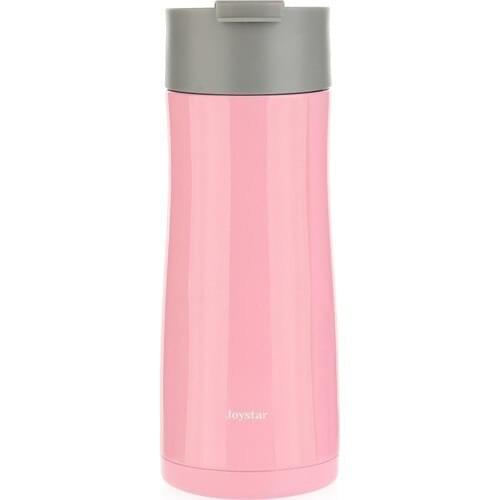 Joystar 480 ml Heat Insulated Pink Steel Thermos