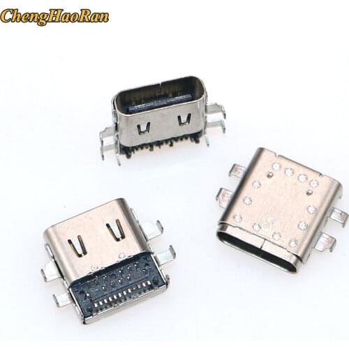 ChengHaoRan USB Type c jack Connector Socket Charging Port Power Plug For HP TPN-Q178 13-W02TTU 13-AC 13-W 10-N Pavilion X2 10-N