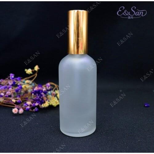 VP08BM-100ML Frosting Round Straight Perfume Bottle Vial Glass Spray Bottle 100PCS/LOT