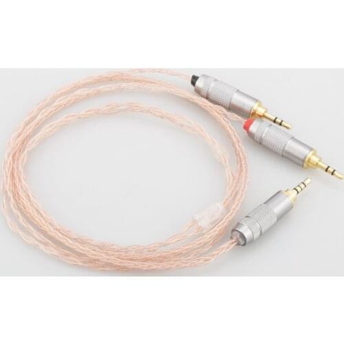 High Qulaity Audiocrast 8Cores 6N OCC Copper 2.5MM TRRS Balanced Plug Headphone Upgraded cable for SUNDARA he400i he400s HE560