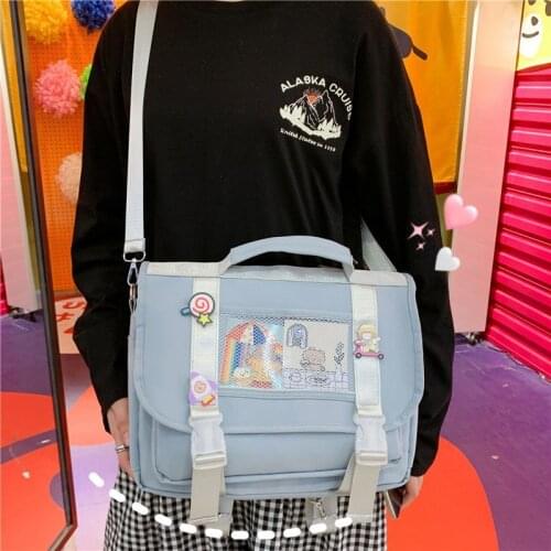 Japanese Fashion Ladies Backpack Double Waterproof Kawaii Women School Bags for Teenager Girls Shoulder Backpacks Cute Bagpack