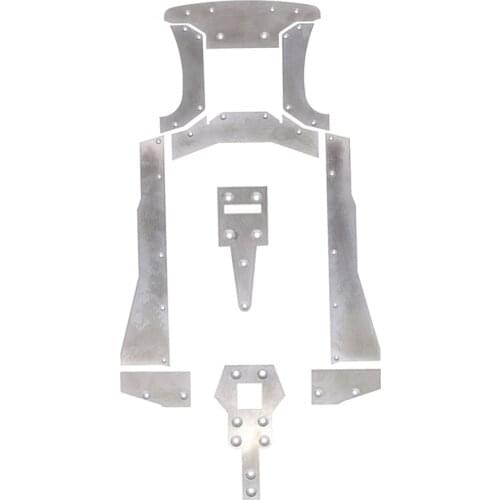 Metal Chassis Armor Protection Protector Skid Plate for ARRMA 1/7 Felony Infraction Limitless RC Car Upgrade Parts