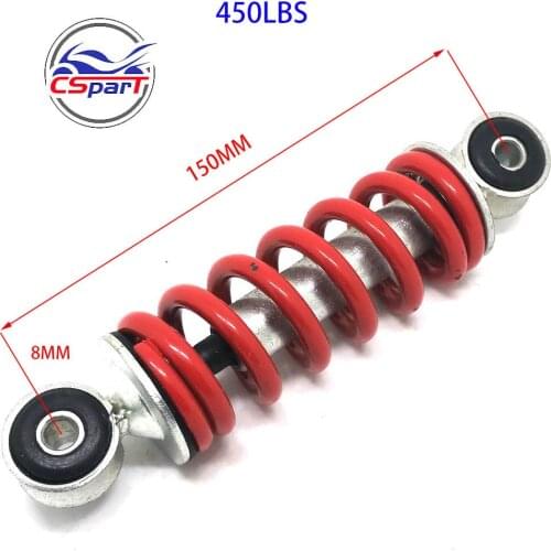 150MM Rear Shock 450LBS 47CC 49CC Mini Moto Cross Dirt PIT BIKE E Scooter