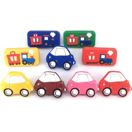 1x Cartoon Cabinet Knobs Kids Drawer Handles Lovely Train Car Closet Pulls Kindergarten Furniture Handles & Knobs Pull