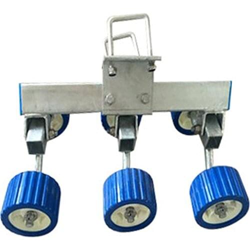 4 Set Highest Quality Blue Boat Trailer Roller Inflatable Boat Ribbed Wobble Roller