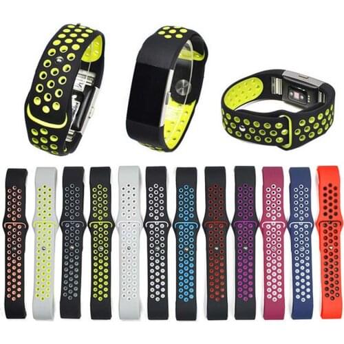 50pcs Band for Fitbit Charge 2 Sport Silicone Band wrist Strap For Fitbit Charge 2 Bracelet Smart Wristband Accessories