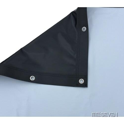 72 inches 16:9 HD Projector Screen Portable Folded PVC Soft Front Projection Screen Fabric with Eyelets without Frame