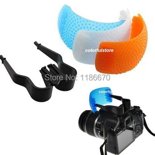 Free Ship 2Set 3 Color Pop-Up Flash Bounce Diffuser for Nikon D300 D300S D90 D80 D70S D70 D60 D50 D40 D600 D700 D700S D800 D800E
