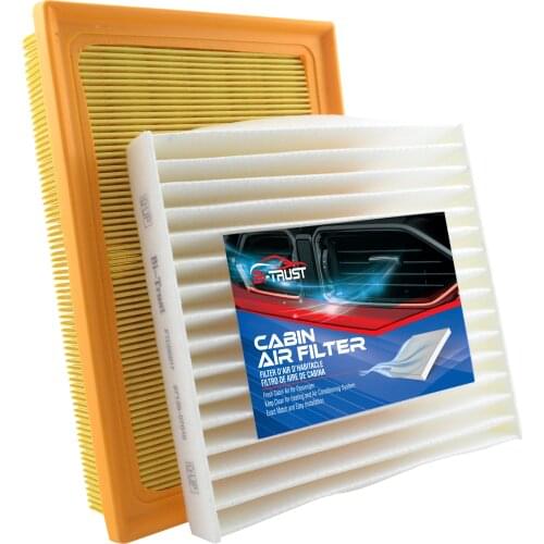 Bi-Trust Engine & Cabin Air Filter for 2017-2019 Toyota Highlander V6 CA12378,17801-0P090,CF10285,87139-07010