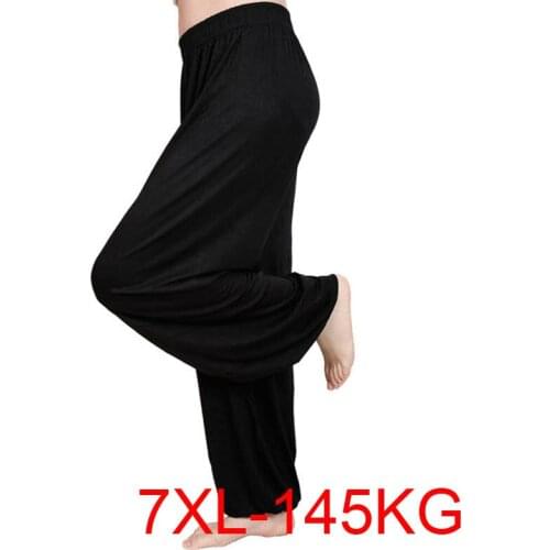 Spring autumn Home pants 5XL 6XL 7XL Waist 150cm Plus size Mens pants