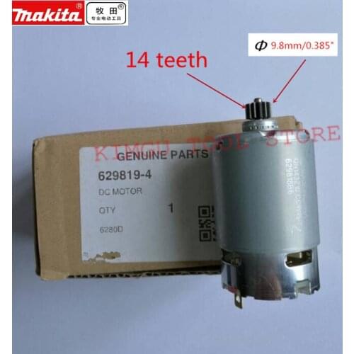 14 Teeth Motor Genuine Parts 629819-4 629898-2 629875-4 629874A6 629818-6 DC 14.4V For MAKITA DF347DWE DDF343 DF347D BDF343