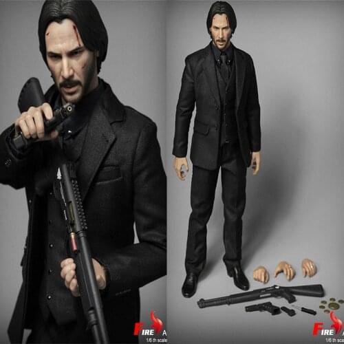 Fire A028 1/6 Keanu Reeves Killer 12'' Full Set Male Action Figure Model Soldier Toys