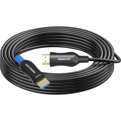 Optical Fiber HDMI 2.0 Cable 4K 60HZ 3D 10M 15M 20m 30m 50m for HD TV LCD Laptop PS3 Projector Computer, 4:4:4 Lossless Signal