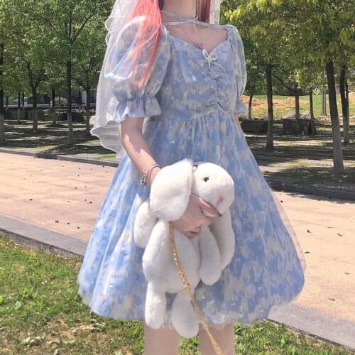 Kawaii Girl Long Summer Dresses