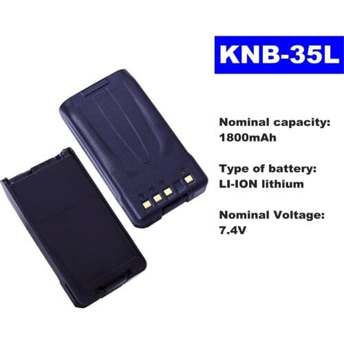 7.4V 1800mAh LI-ION Radio Battery KNB-35L For Kenwood Walkie Talkie TK-2140/3140/3160/2160/3148/3178 Two Way Radio