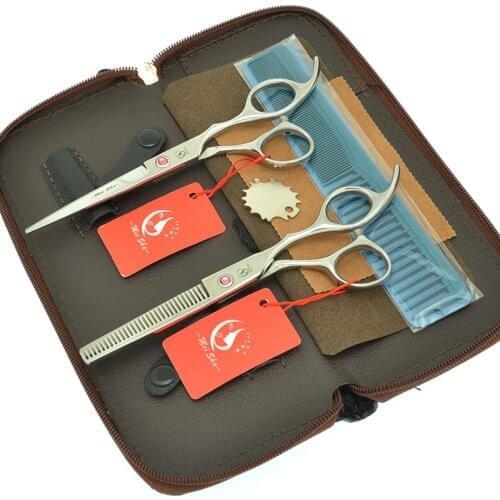 Meisha 6.5" 7.0" Japan Steel Barber Hair Cutting Scissors Hairdressing Thinning Shears Hair Tijeras Dog Grooming Scissors A0035A