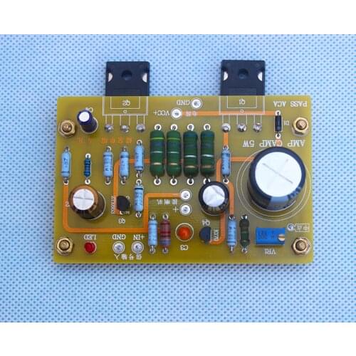 PASS ACA single-ended class A field effect tube power amplifier board vocals are better than LM1875 1969 enhanced