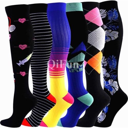 New Compression Socks Fit For Medical Varicose Veins Edema Diabetes Nurses Maternity Pregnant Socks Running Hiking Sports Socks