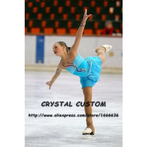 Girls Figure Skating Dresses For Competition Graceful New Brand Ice Skating Dress Custom DR3963