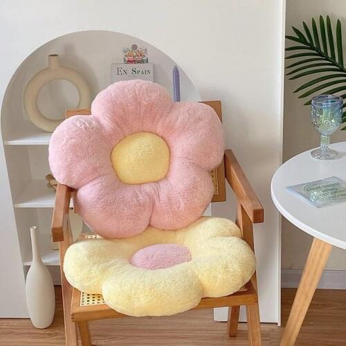Plush Flower Cushion Office Student Chair Cushions Comfortable Floor Cushions Pillow Decorative Cushions Sofa Cushionsdecorativ