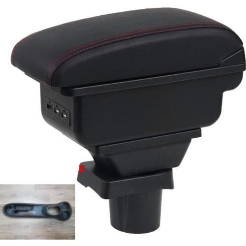For Toyota Platz armrest box central Store content Storage box armrest box USB interface
